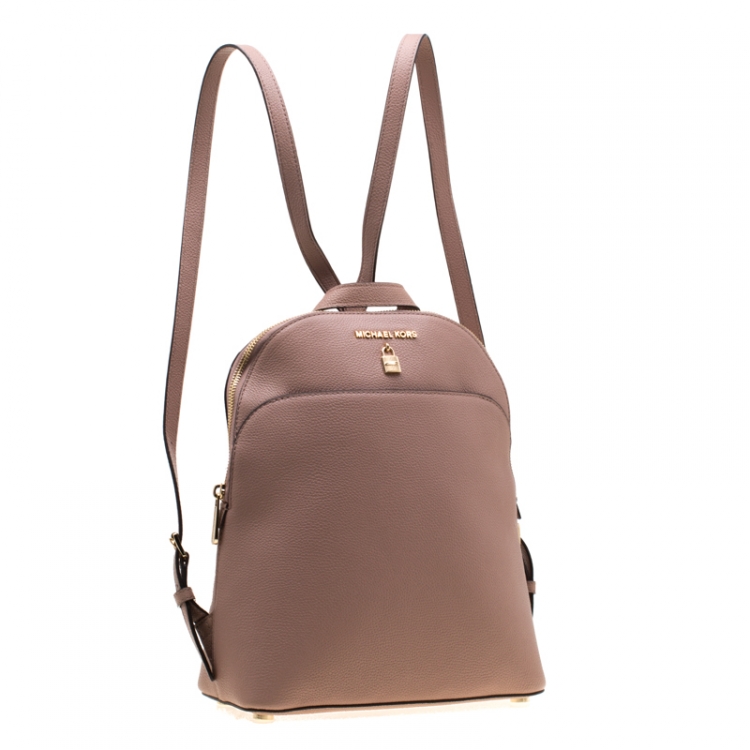 Pre Owned MICHAEL Michael Kors Blush Pink Leather Adele Backpack
