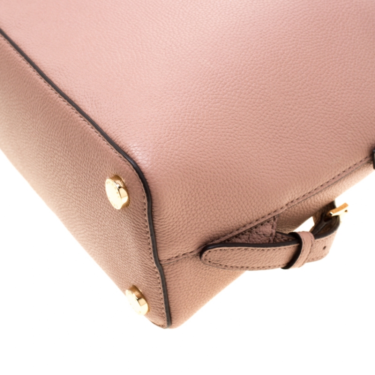 Pre Owned MICHAEL Michael Kors Blush Pink Leather Adele Backpack