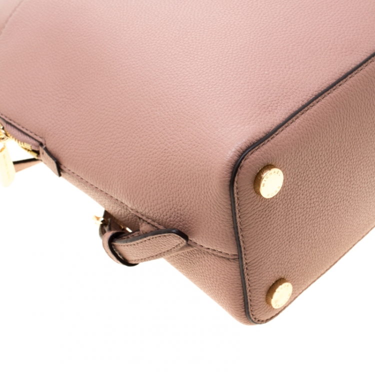 Pre Owned MICHAEL Michael Kors Blush Pink Leather Adele Backpack