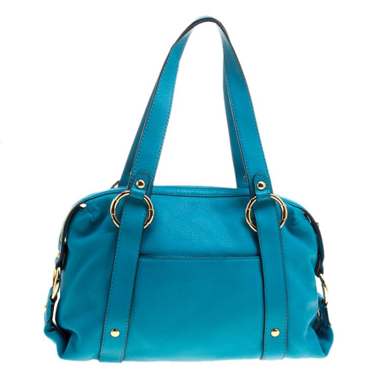 michael kors turquoise handbag