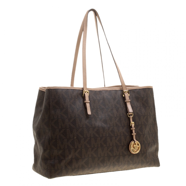 michael kors glossy tote