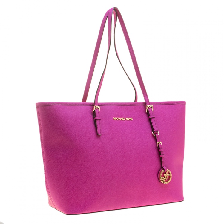 dark pink michael kors purse