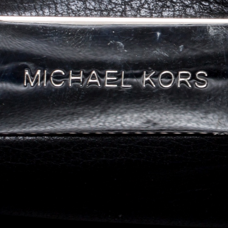 Pre Owned Michael Kors Green Python Gia Satchel