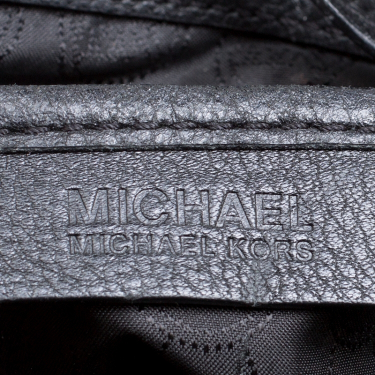 مملوكة مسبقًا Michael Michael Kors Black Leather Ciara Tote