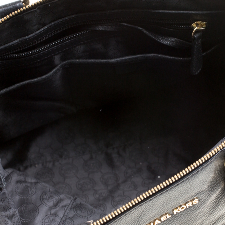 مملوكة مسبقًا Michael Michael Kors Black Leather Ciara Tote