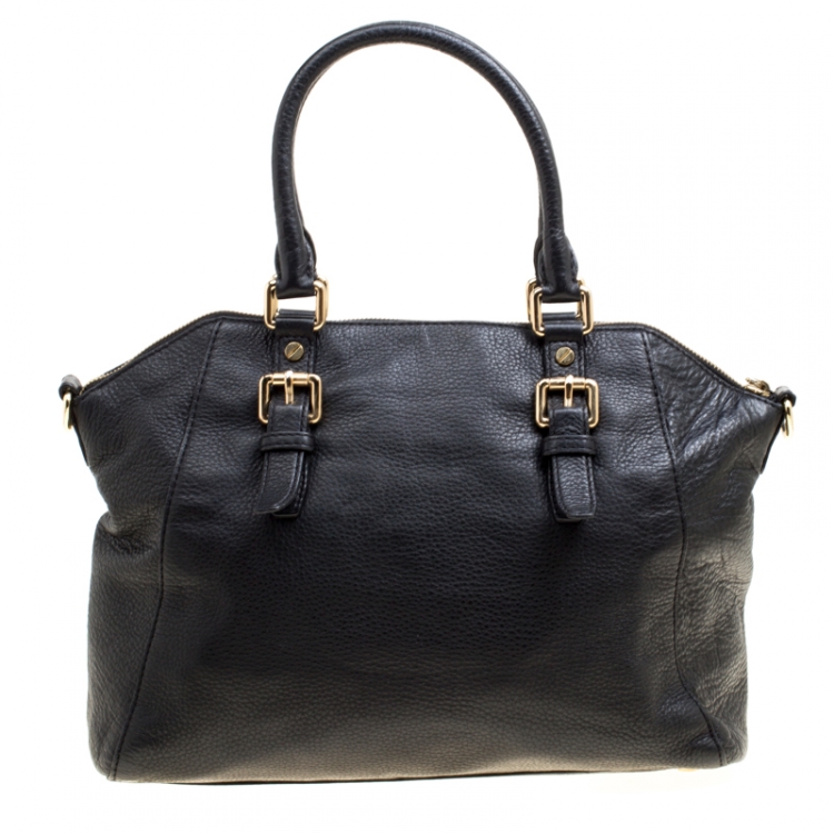 مملوكة مسبقًا Michael Michael Kors Black Leather Ciara Tote