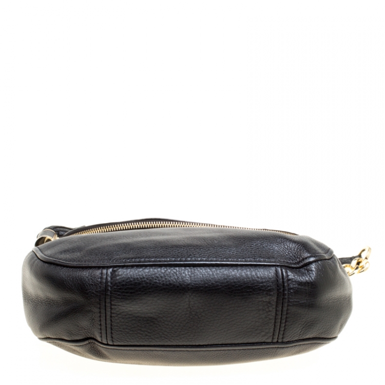 مملوكة مسبقًا Michael Michael Kors Black Leather Bedford Top Handle Bag