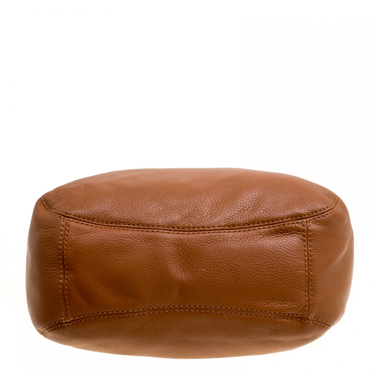 Pre Owned Michael Michael Kors Brown Leather Fulton Hobo
