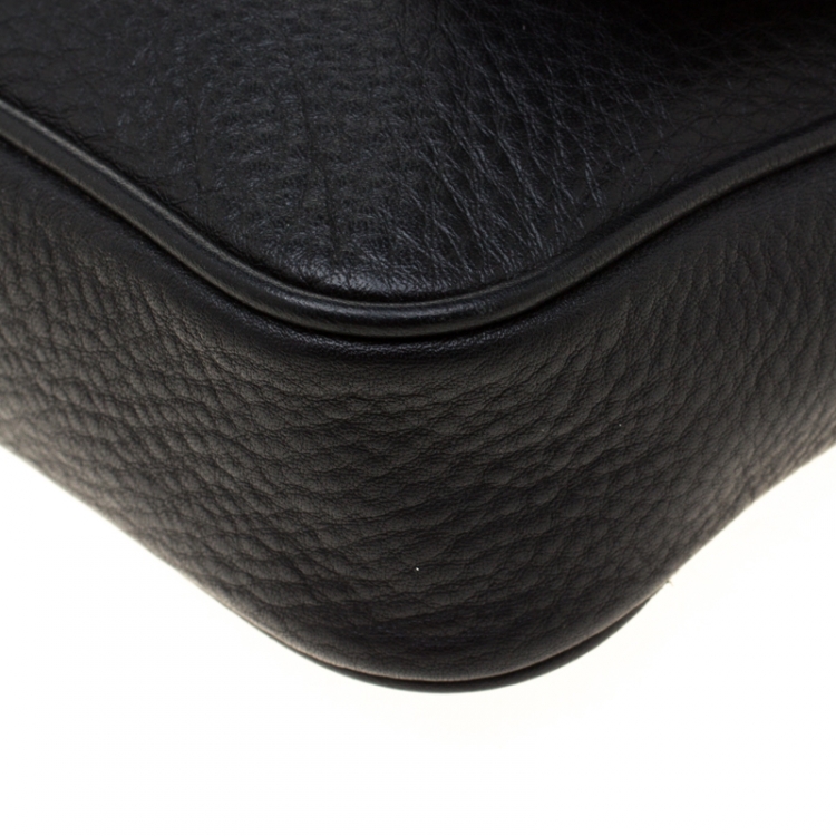 Pre Owned Michael Michael Kors Black Leather Chain Shoulder Bag