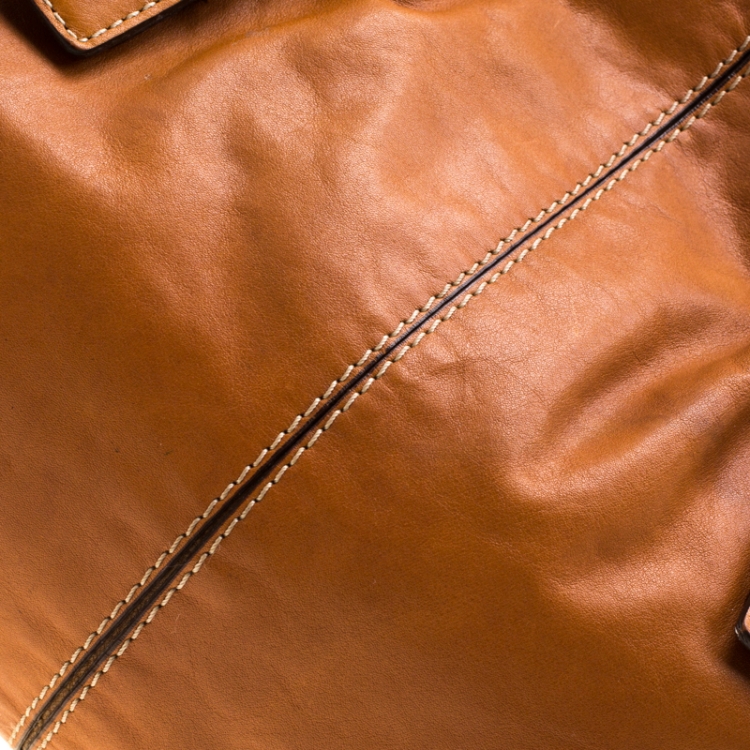 Pre Owned MICHAEL Michael Kors Brown Leather Tote