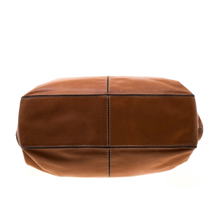 Pre Owned MICHAEL Michael Kors Brown Leather Tote