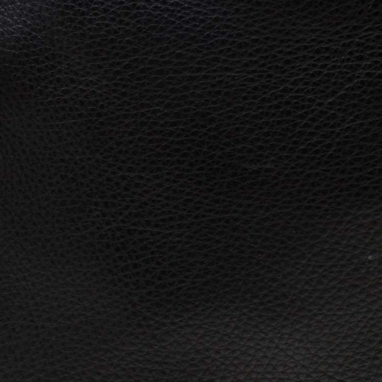 Pre Owned MICHAEL Michael Kors Black Leather Jet Set Tote