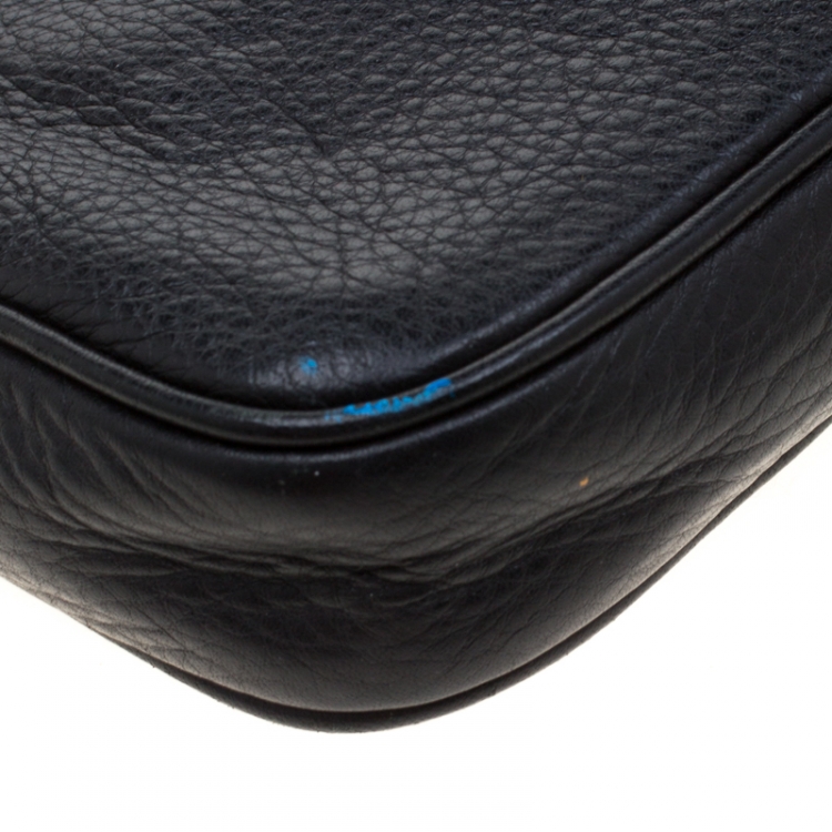Pre Owned MICHAEL Michael Kors Black Leather Crossbody Bag