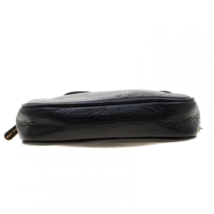 Pre Owned MICHAEL Michael Kors Black Leather Crossbody Bag