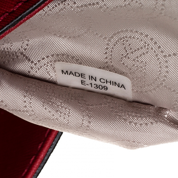Pre Owned MICHAEL Michael Kors Red Saffiano Leather Large Hamilton North South Tote