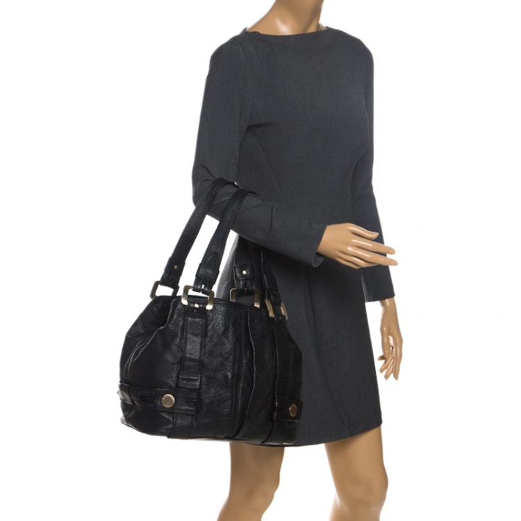 مملوكة مسبقًا MICHAEL Michael Kors Black Buckle Tote