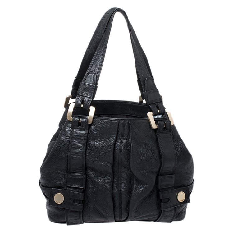 مملوكة مسبقًا MICHAEL Michael Kors Black Buckle Tote