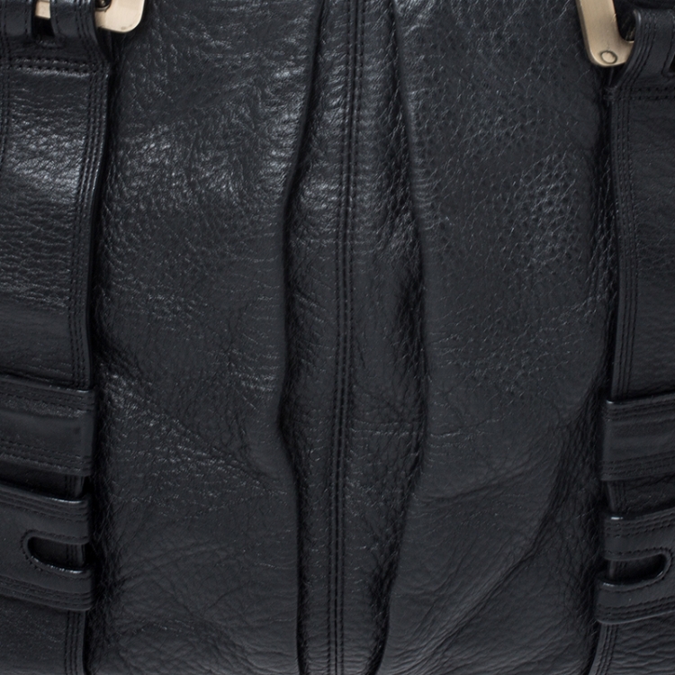 مملوكة مسبقًا MICHAEL Michael Kors Black Buckle Tote