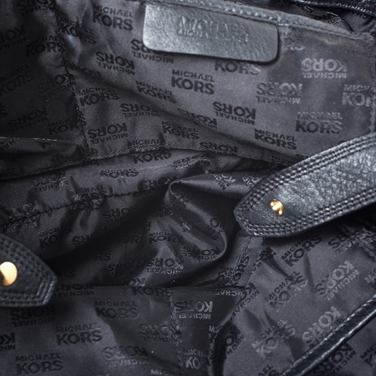 مملوكة مسبقًا MICHAEL Michael Kors Black Buckle Tote