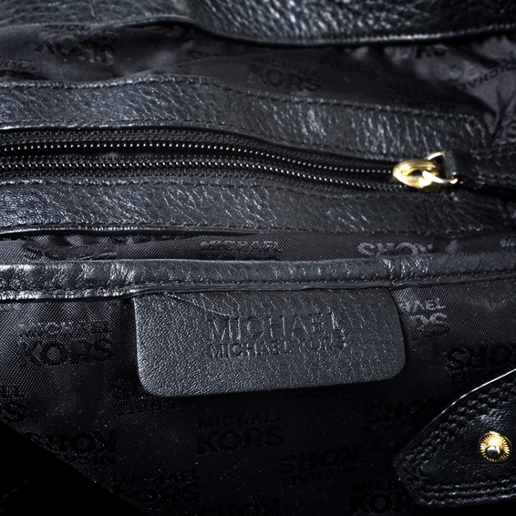 مملوكة مسبقًا MICHAEL Michael Kors Black Buckle Tote