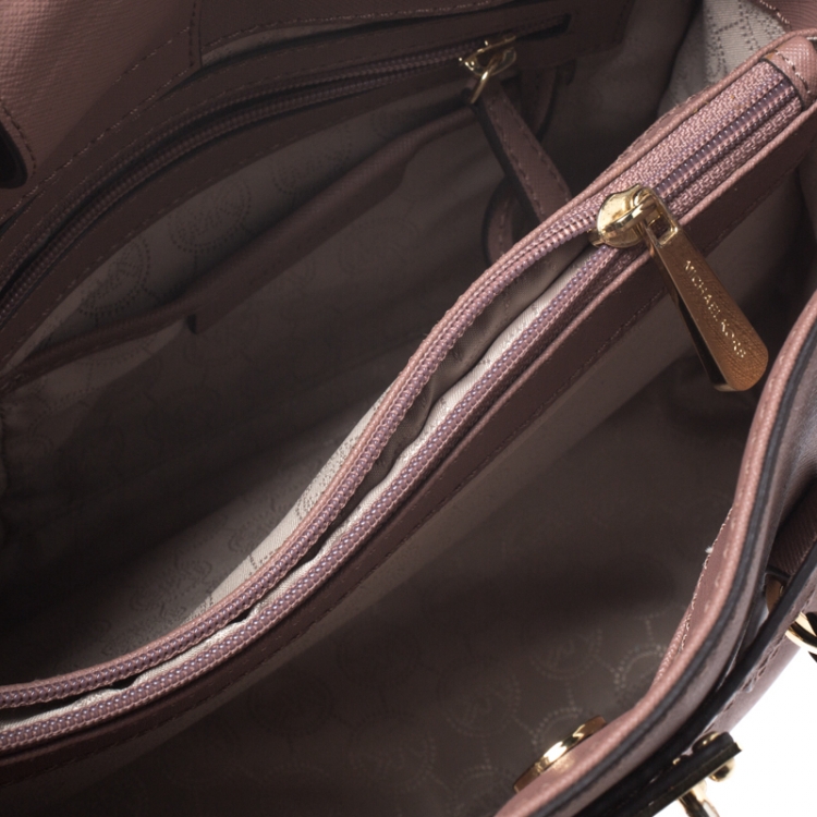 مملوكة مسبقًا Michael Kors Pink Leather Hamilton tote 
