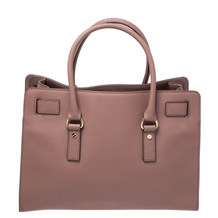 مملوكة مسبقًا Michael Kors Pink Leather Hamilton tote 