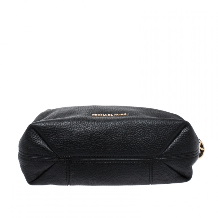 Pre Owned Michael Kors Black Leather Chain Shoulder Bag