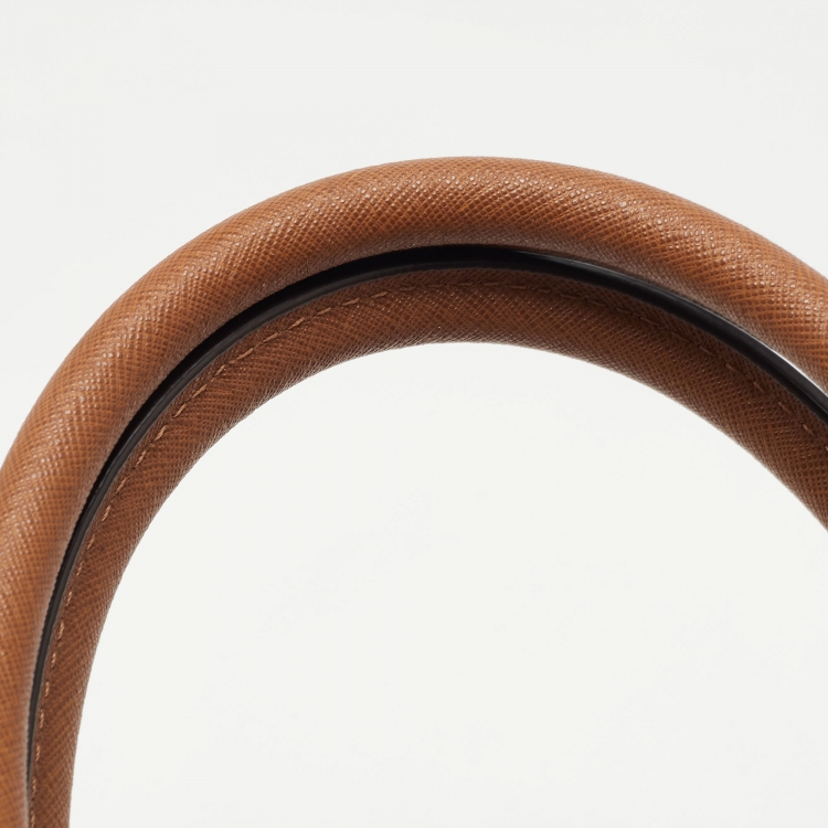 Pre Owned MICHAEL Michael Kors Brown Saffiano Leather Large Selma Tote