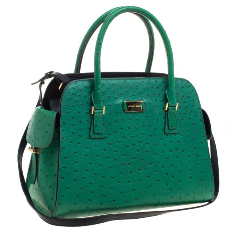 mk gia ostrich tote