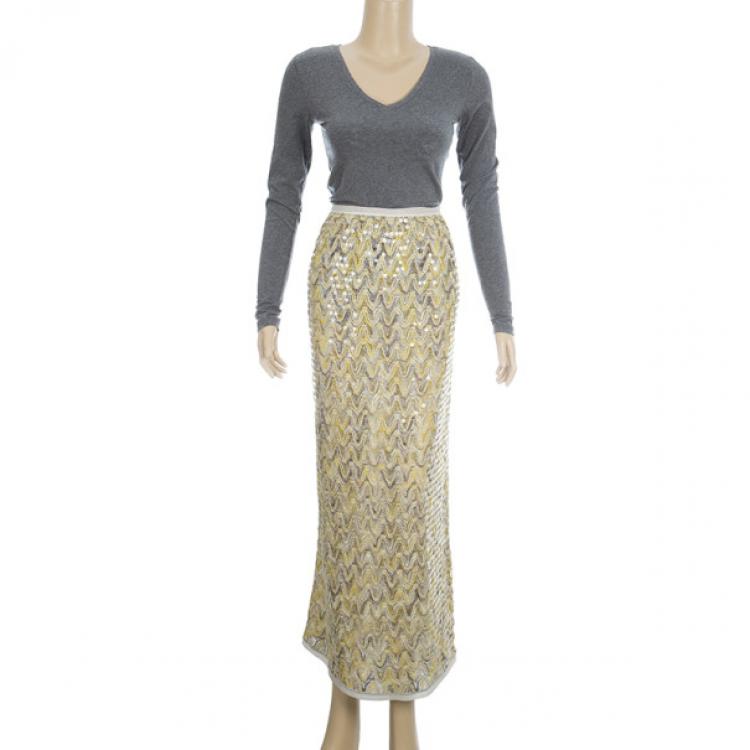 مملوكة مسبقًا Missoni Maxi Sequin Skirt M