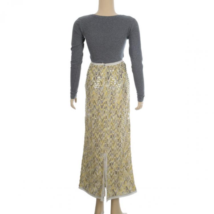 مملوكة مسبقًا Missoni Maxi Sequin Skirt M