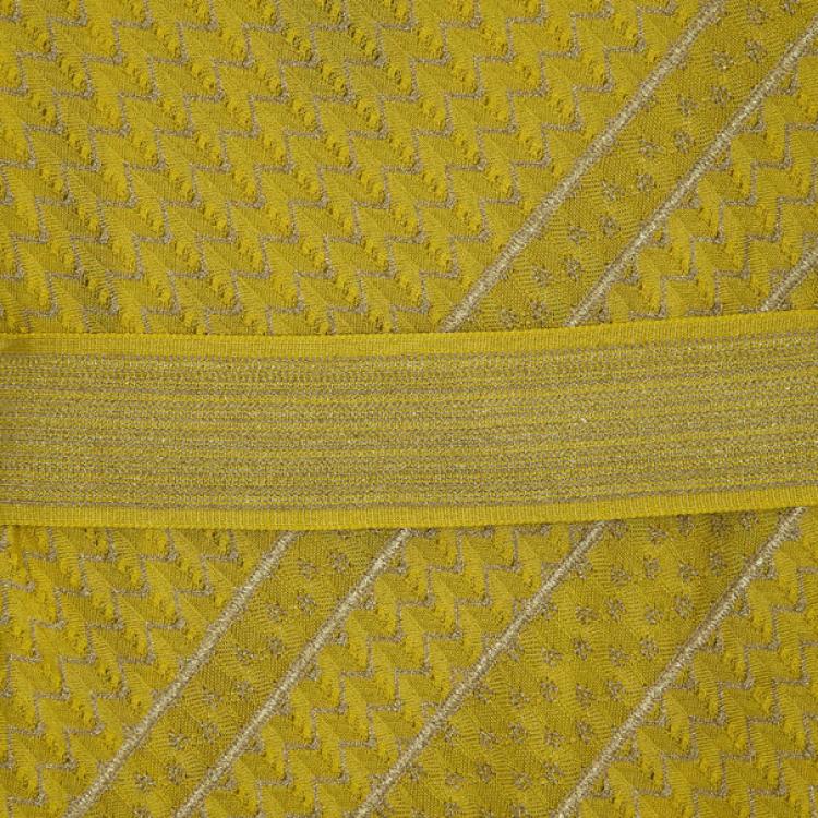 Pre Owned Missoni Shift Dress With Belt S