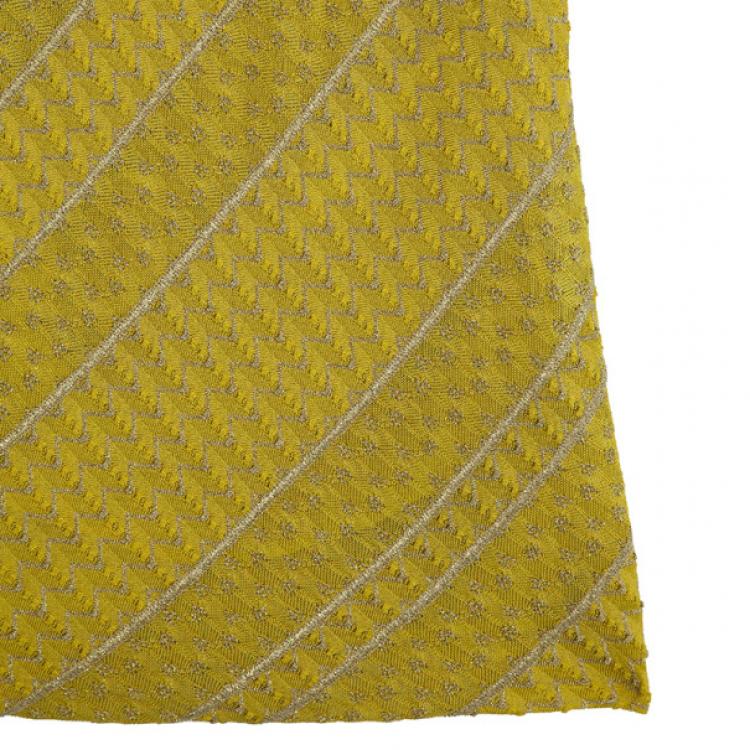 Pre Owned Missoni Shift Dress With Belt S