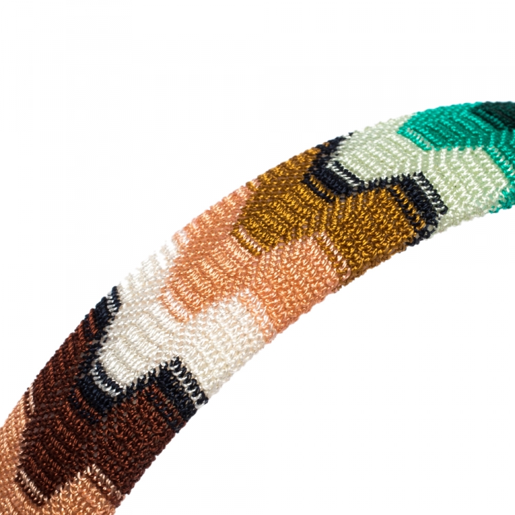 Pre Owned Missoni Multicolor Fabric Blend Head Band
