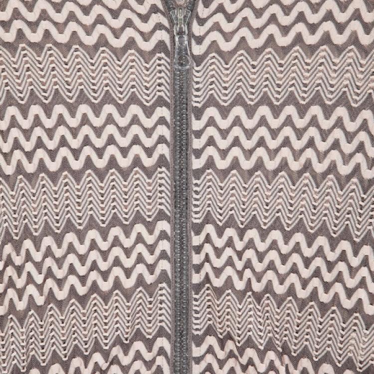 Pre Owned Missoni Zip Up Sweater M
