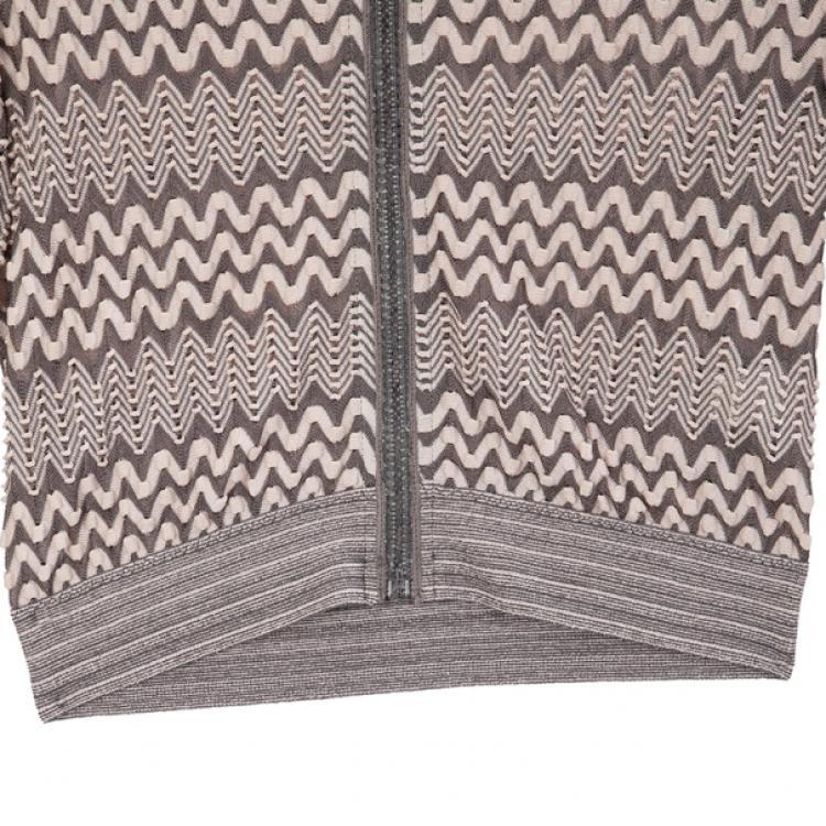 Pre Owned Missoni Zip Up Sweater M