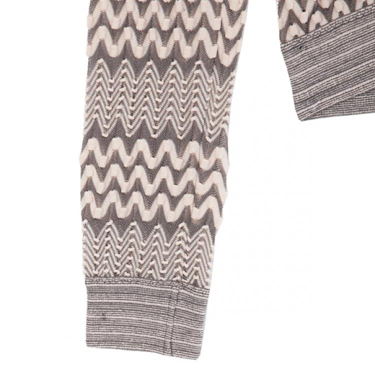 Pre Owned Missoni Zip Up Sweater M