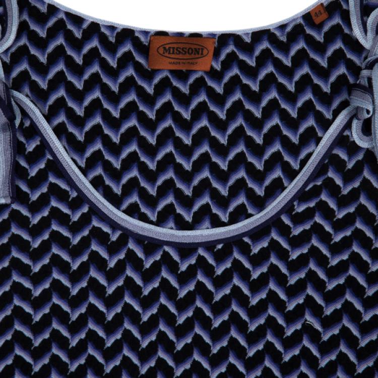 Pre Owned Missoni Knot Strap Sleeveless Top M