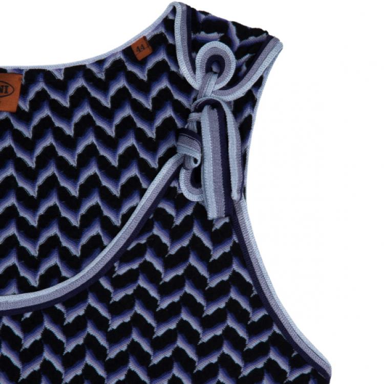 Pre Owned Missoni Knot Strap Sleeveless Top M