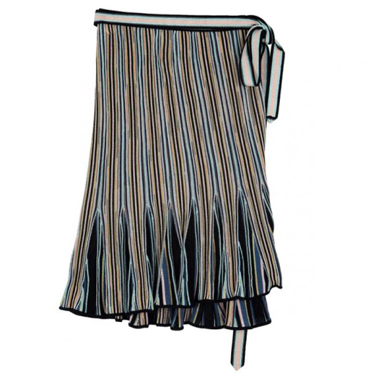 Pre Owned Missoni Wrap Around Skirt S
