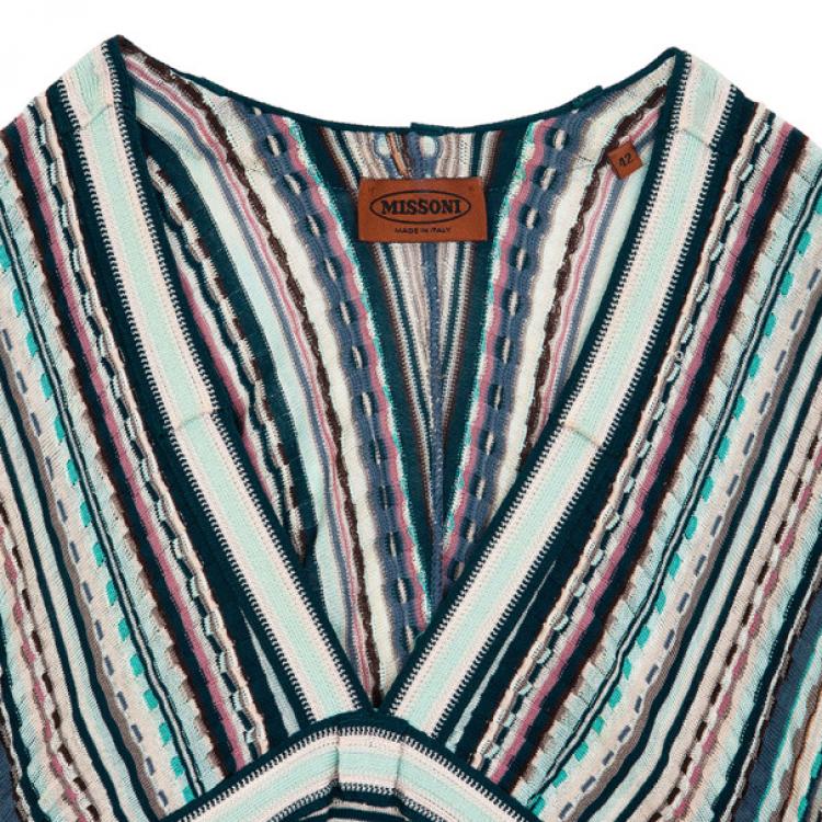 Pre Owned Missoni Knit Kaftan Top M