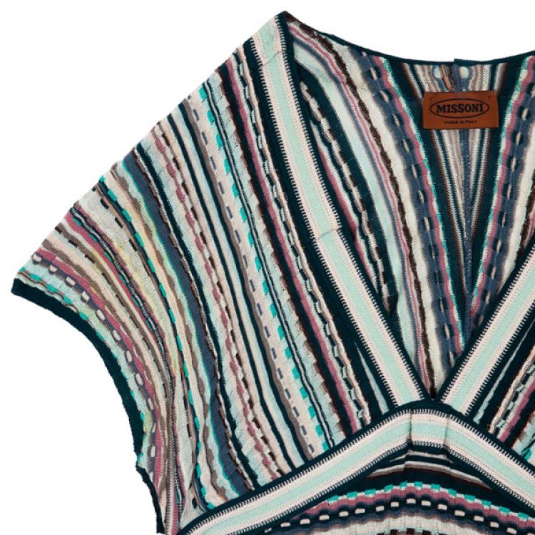 Pre Owned Missoni Knit Kaftan Top M