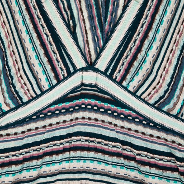 Pre Owned Missoni Knit Kaftan Top M