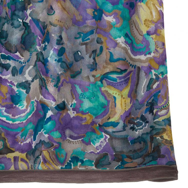 Pre Owned Missoni Drawstring Silk Top M