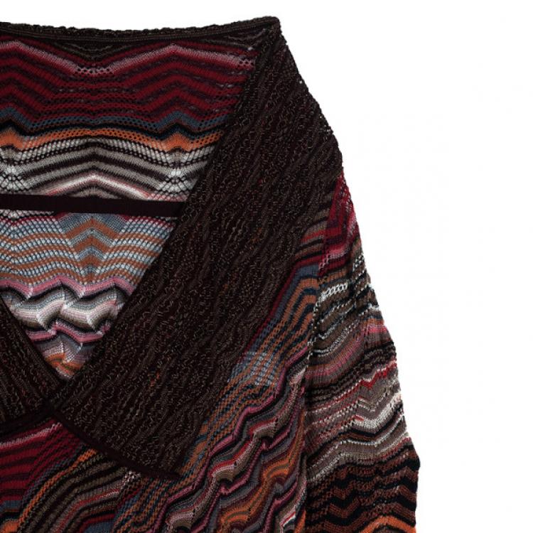 Pre Owned Missoni Cascading Cardigan M
