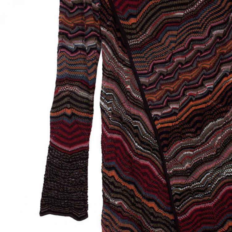 Pre Owned Missoni Cascading Cardigan M