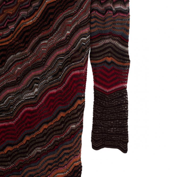 Pre Owned Missoni Cascading Cardigan M