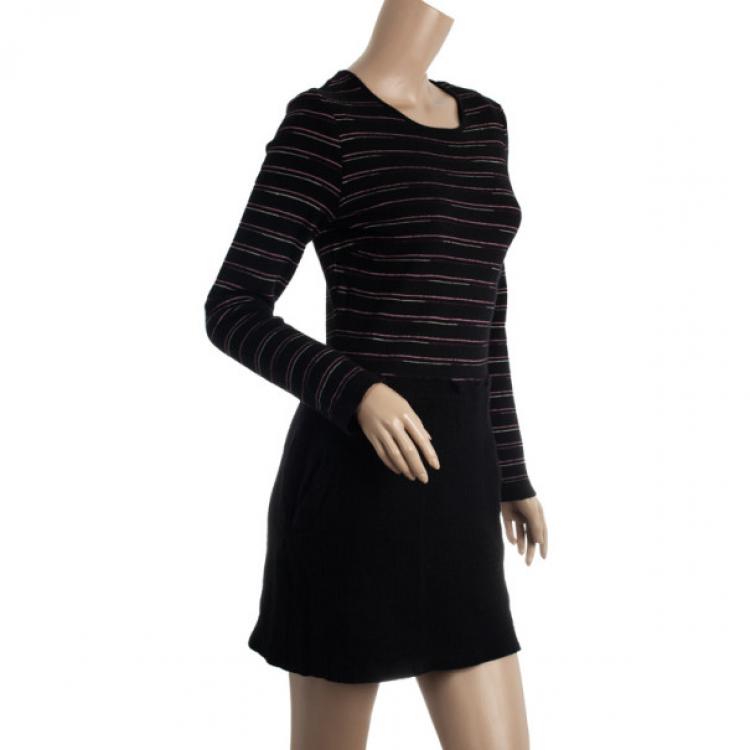 Pre Owned Missoni Straight Knitted Wool Dress L