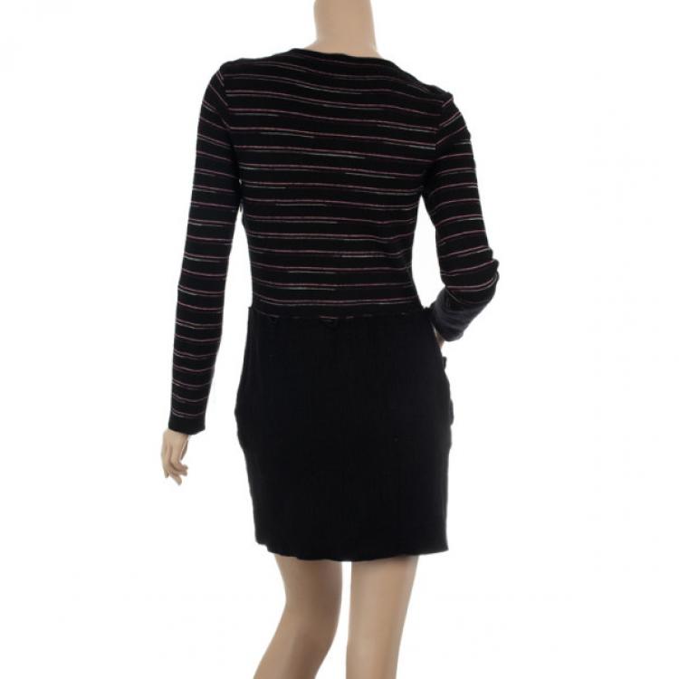 Pre Owned Missoni Straight Knitted Wool Dress L