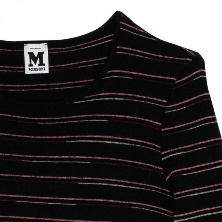 Pre Owned Missoni Straight Knitted Wool Dress L